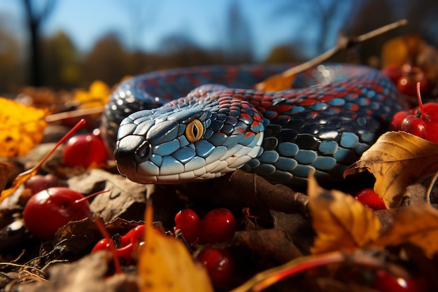 sezon jesienny coral_snake