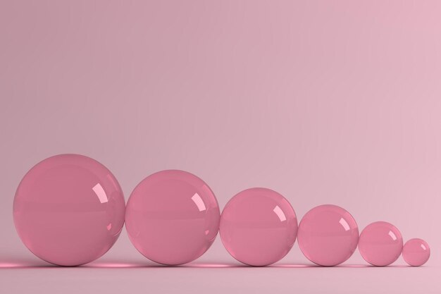 Sfery szklane 3D