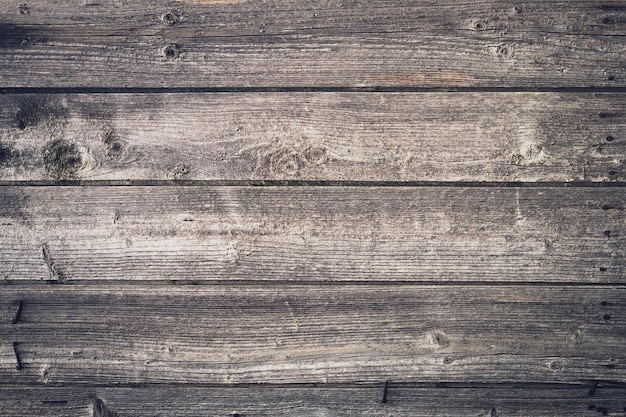 Shabby ciemne drewno tekstury Vintage drewniany płot powierzchnia biurka Naturalny kolor Wyblakły drewno tło Szare stare drewniane deski Pusta przestrzeń Szablon Deski z gwoździami