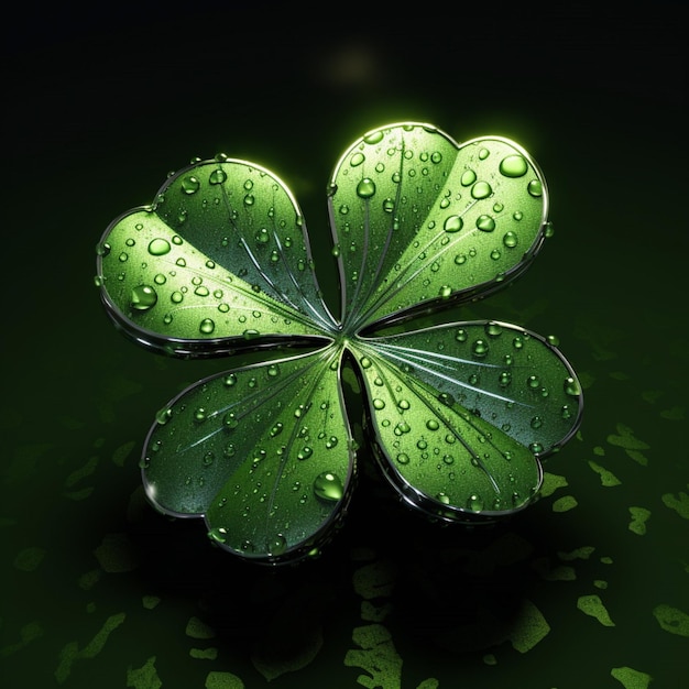 Zdjęcie shamrock wysokiej jakości 4k ultra hd hdr