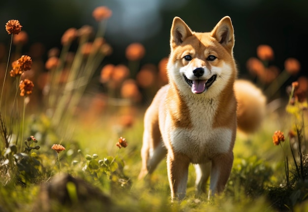 Shiba Inu stojący