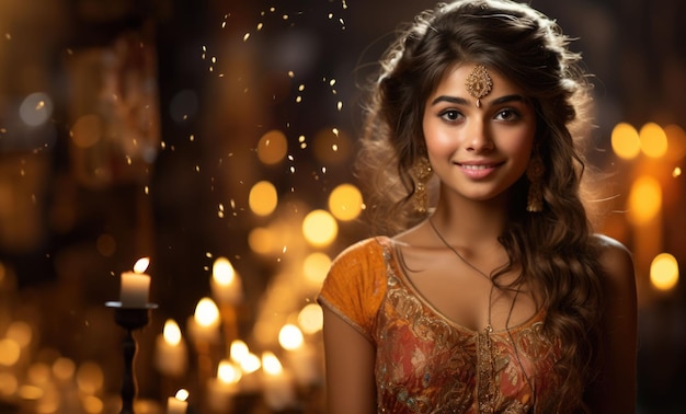 Shining Light Girl inspirowana Diwali