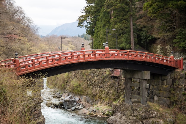 Shinkyo (Sacred Bridge) w Nikko w Japonii