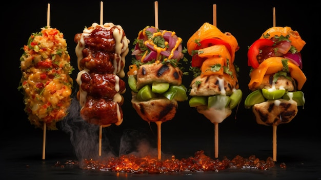 Shish kebab fast food