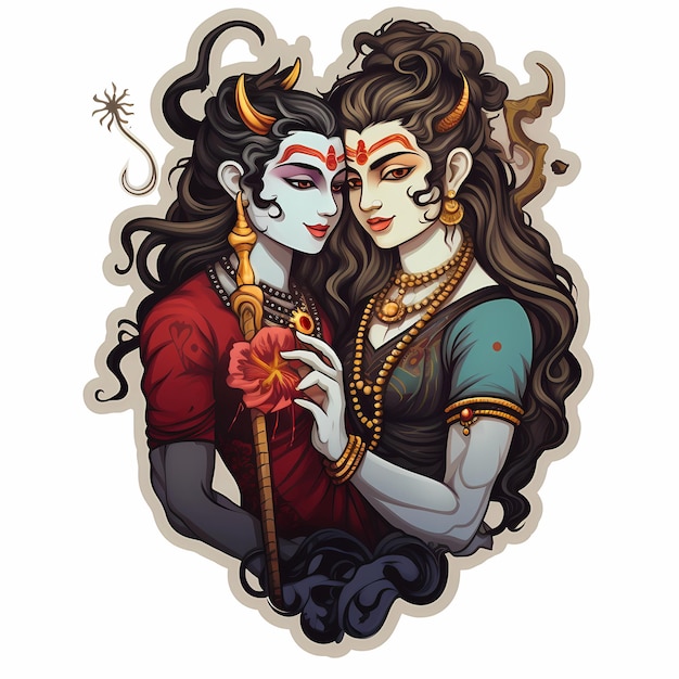 ShivShakti Bóg Shiva i Bogini Parvati