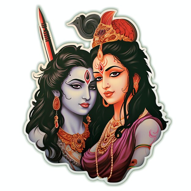 ShivShakti Bóg Shiva i Bogini Parvati