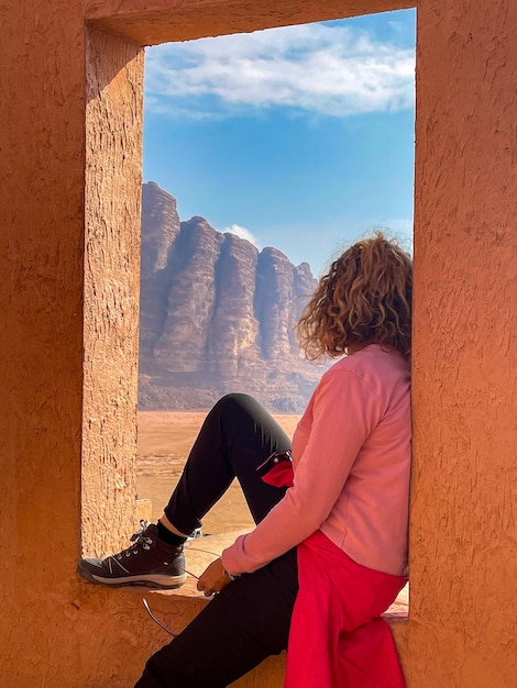 Siedem filarów mądrości Piękna formacja skalna przy wejściu do Wadi Rum