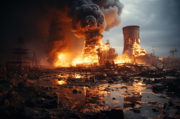 Siła natury i niszczycielskie konsekwencje katastrofy jądrowej