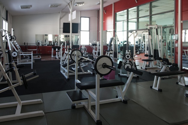 Siłownia Wnętrze centrum fitness