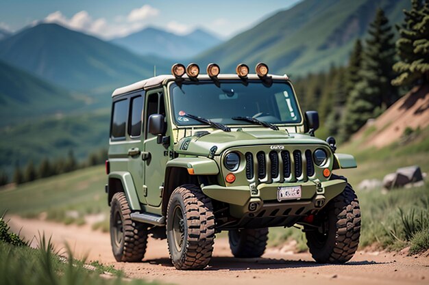 Siły specjalne wojskowe jeep off road pojazd o wysokiej wydajności i wysokiej mocy samochodu wojskowego