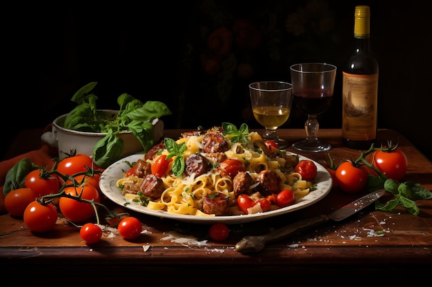 Sizzling Hot Sausage Pasta Extravaganza