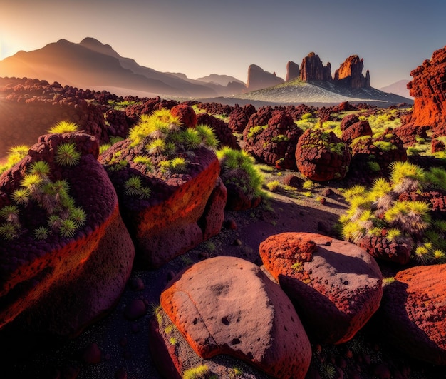 skaliste pasmo górskie piękne urwisko kolorowe pustynie piesze wędrówki