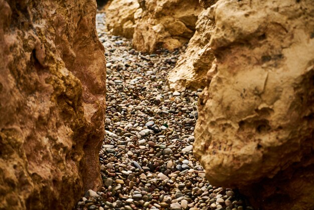 Zdjęcie skały i piaski