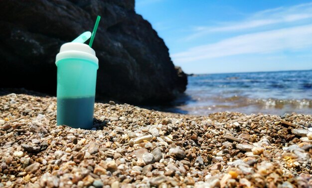 Zdjęcie skały na plaży