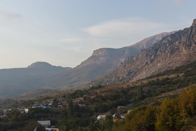 Skały w pobliżu Demerdzhi Crimea