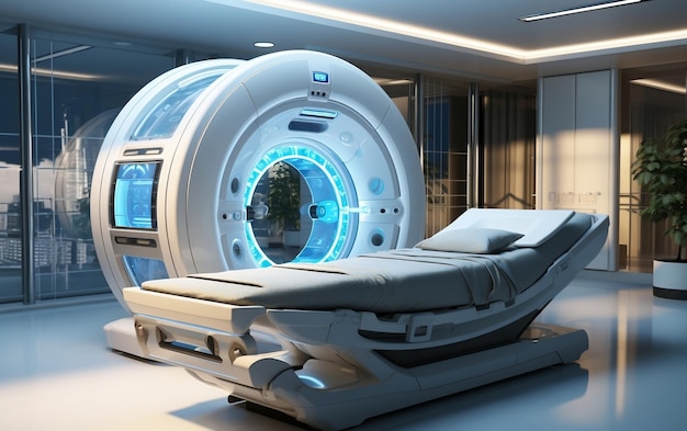 Skaner MRI lub CT AI