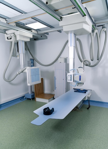 Zdjęcie skaner radiologii medycznej xray nowoczesny sprzęt medyczny