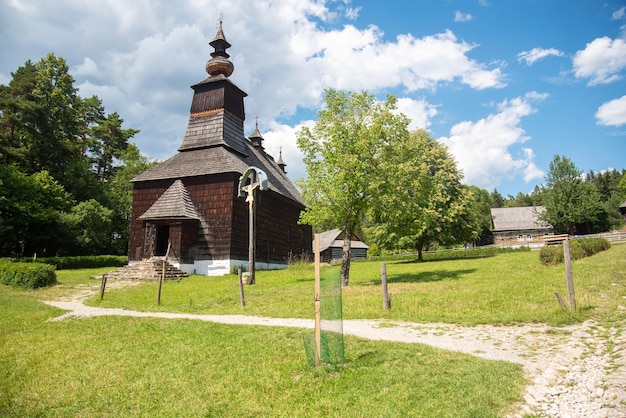 Zdjęcie skansen stara lubowna. słowacja, europa.