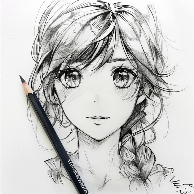 Zdjęcie sketch anime