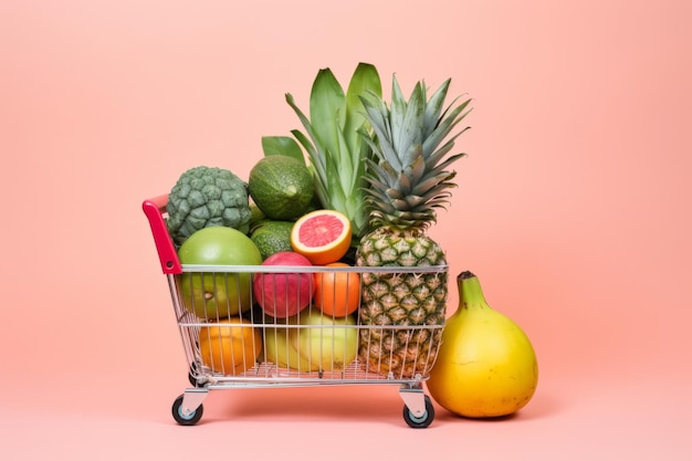 Sklep spożywczy koszyk koszyk świeże warzywa zakupy owoce naturalna dieta rolnika artykuły spożywcze żywność