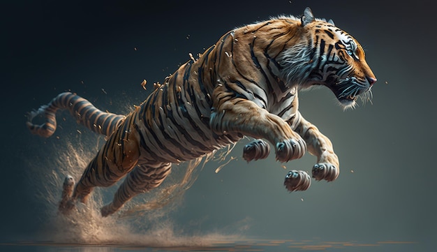 Skok plemienny tygrysa Generatywna sztuczna inteligencja