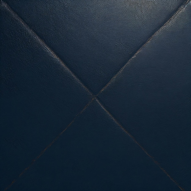 Zdjęcie skóra tekstura skóra powierzchnia kolorowa skóra zbliżenie niebieskiego skórzanego siedzenia z czarnym st