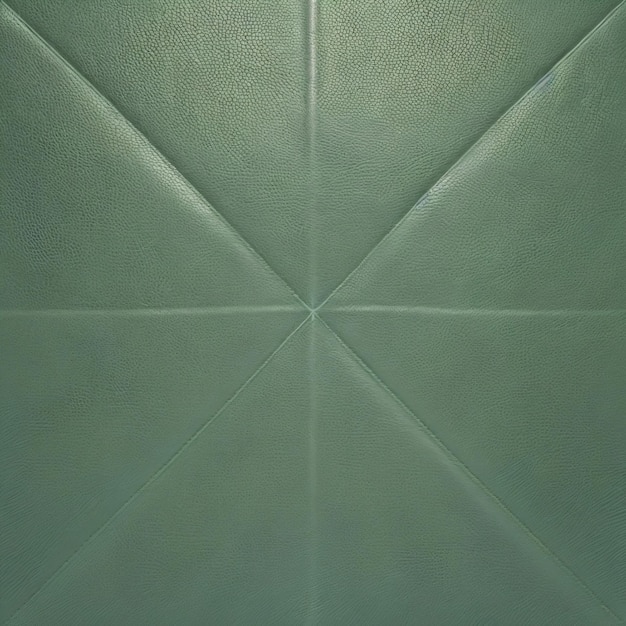 Skóra Tekstura Skóra Powierzchnia Kolorowa Skóra Zielone skórzane siedzenie z białym przyciskiem