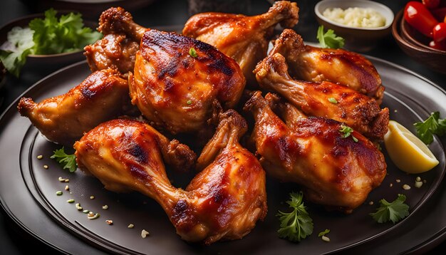 Skrzydła kurczaka to popularne danie.