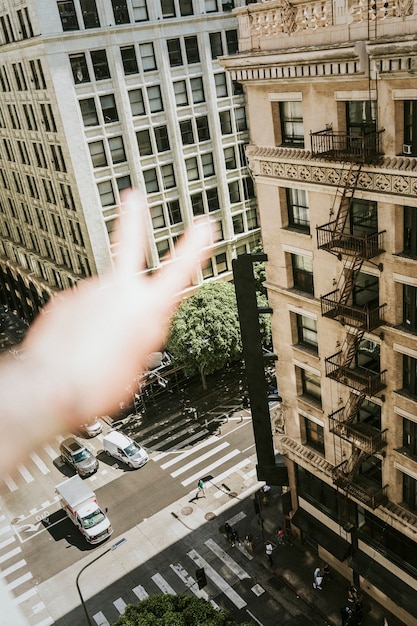 Skrzyżowanie W Centrum Los Angeles