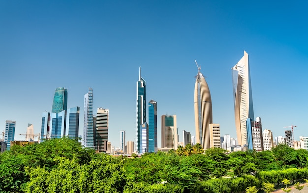 Skyline Kuwejtu w al Shaheed Park