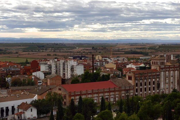 Skyline miasta Tarrega w Hiszpanii