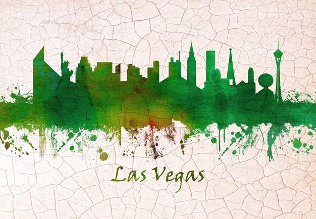 Skyline of Las Vegas oficjalnie miasto Las Vegas i często znane po prostu jako Vegas