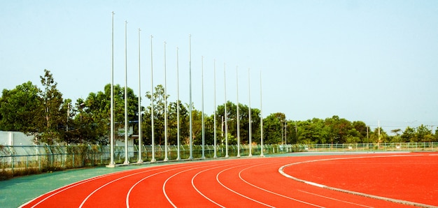 Zdjęcie Śledzenie i bieganie, bieżnia dla sportowców, bieżnia sportowa lub bieżnia