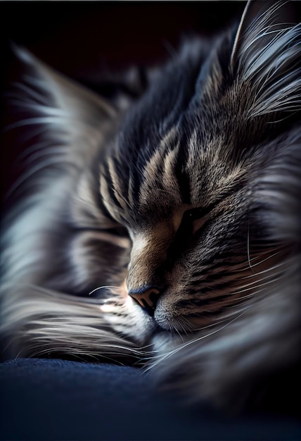 sleeping cat