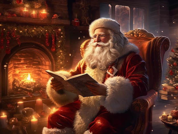 Ślizgi radości Święty Mikołaj i ekstrawagancja rozdawania prezentów