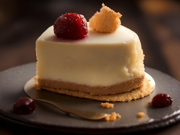 Słodka fotografia cheesecake