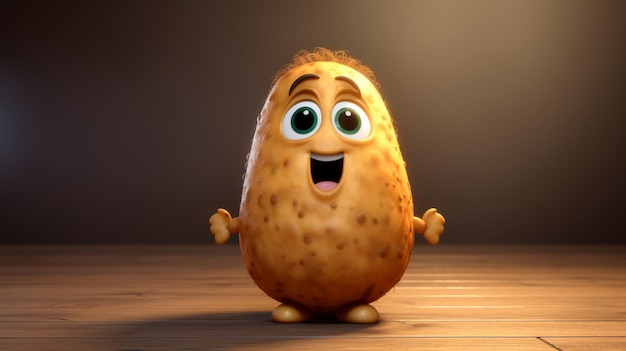 Słodka postać ziemniaka Generatywna sztuczna inteligencja