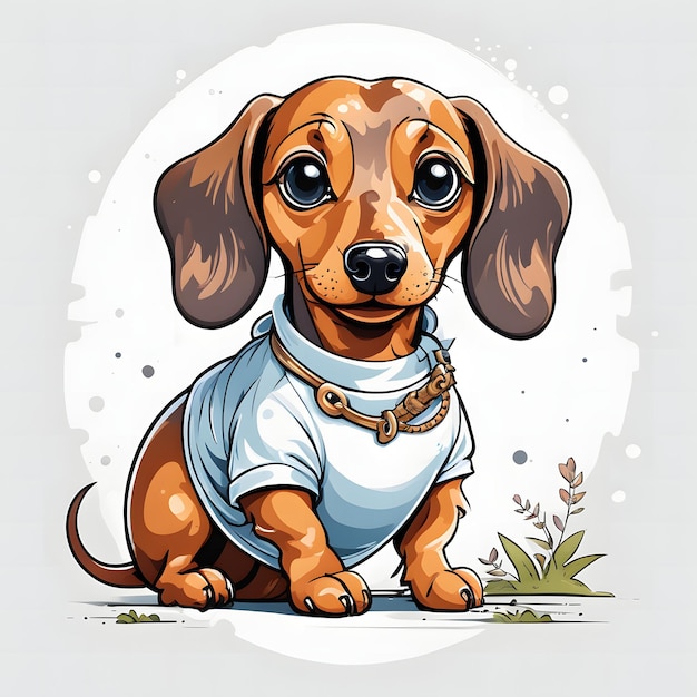 Słodki dachshund