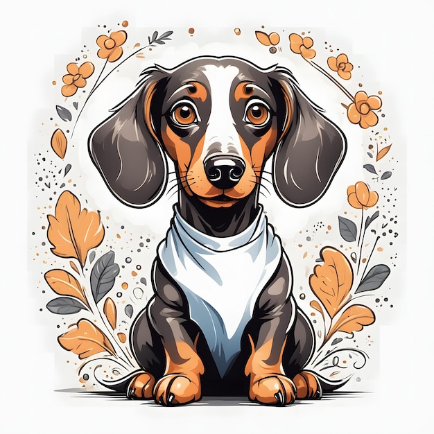 Słodki dachshund