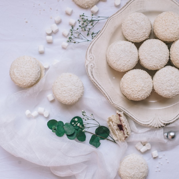 Słodki francuski macaron