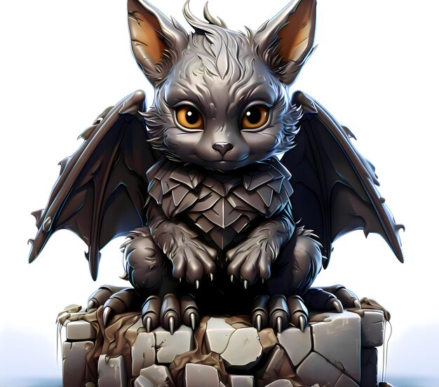 Słodki Gargoyle Clipart