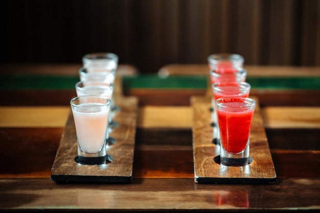 Słodki koktajl z likierem alkoholowym