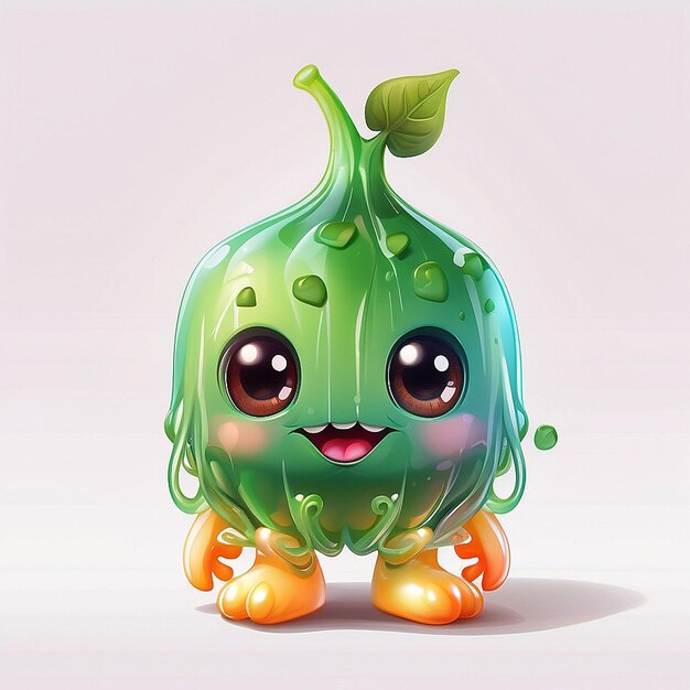 Słodki warzywny bohater 3D