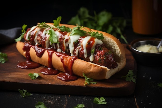 Słodkie Enchilada Meatball Subs z Czerwonym Sosem