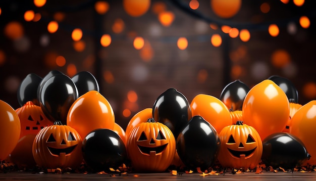 Słodkie Halloween Tło dla Banner