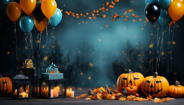 Słodkie Halloween Tło dla Banner