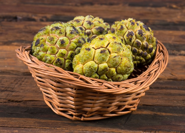 Słodkie I Zdrowe Owoce Custard Apple