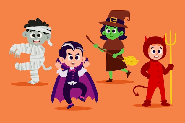 Słodkie kolekcje postaci na Halloween