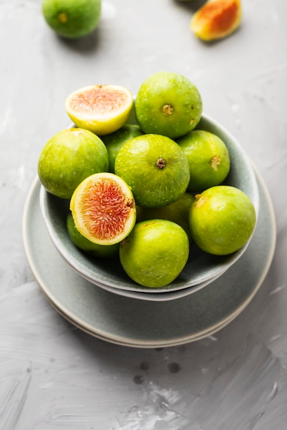 Słodkie zielone figi