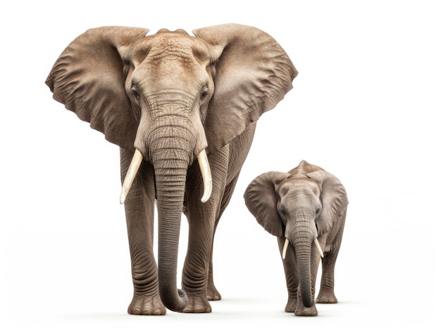 słoń i jej dziecko